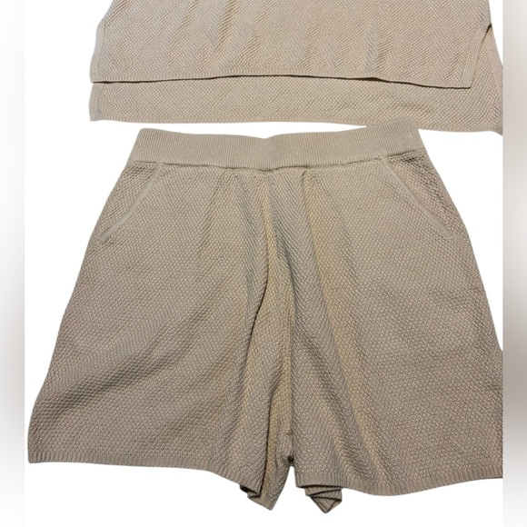 LILLUSORY Women's 2 Piece Lounge Sets Oversized Slouchy Matching Cozy Knit Sets - Picture 3 of 6